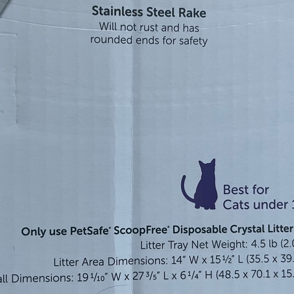 Auto scooping cat litter box.Easy and convenient. Used briefly. works great! - Picture 5 of 10